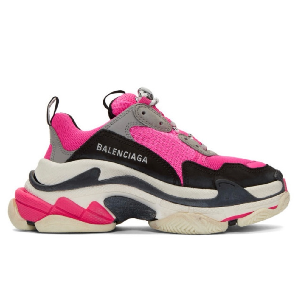 Balenciaga pink triple S sneaker